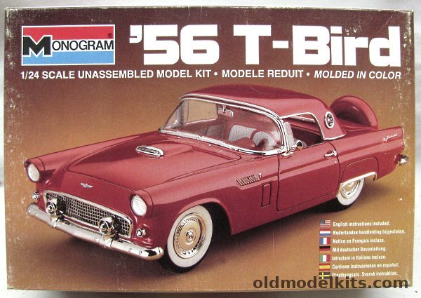 Monogram 1/24 1956 Ford Thunderbird (T-Bird), 2289 plastic model kit